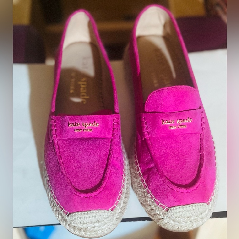 Kate Spade Pink Flats Moccasin Style